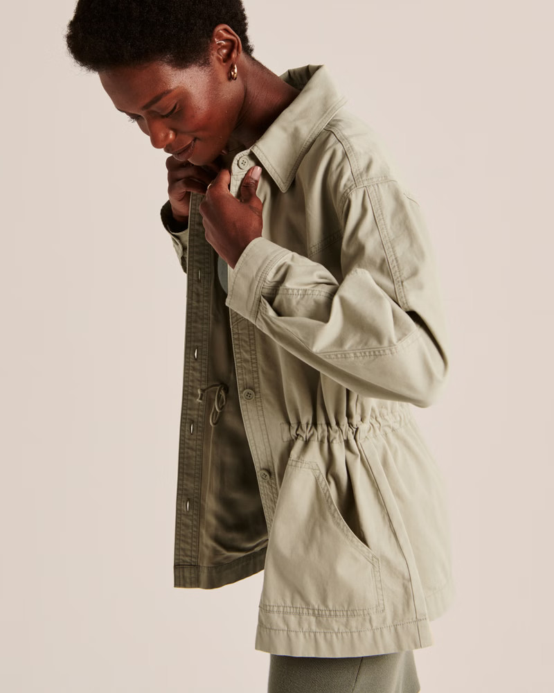 Utility Twill Jacket | Abercrombie & Fitch (US)