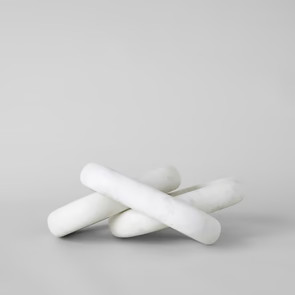 White Marble Chain, Large 3-link | Bloomist