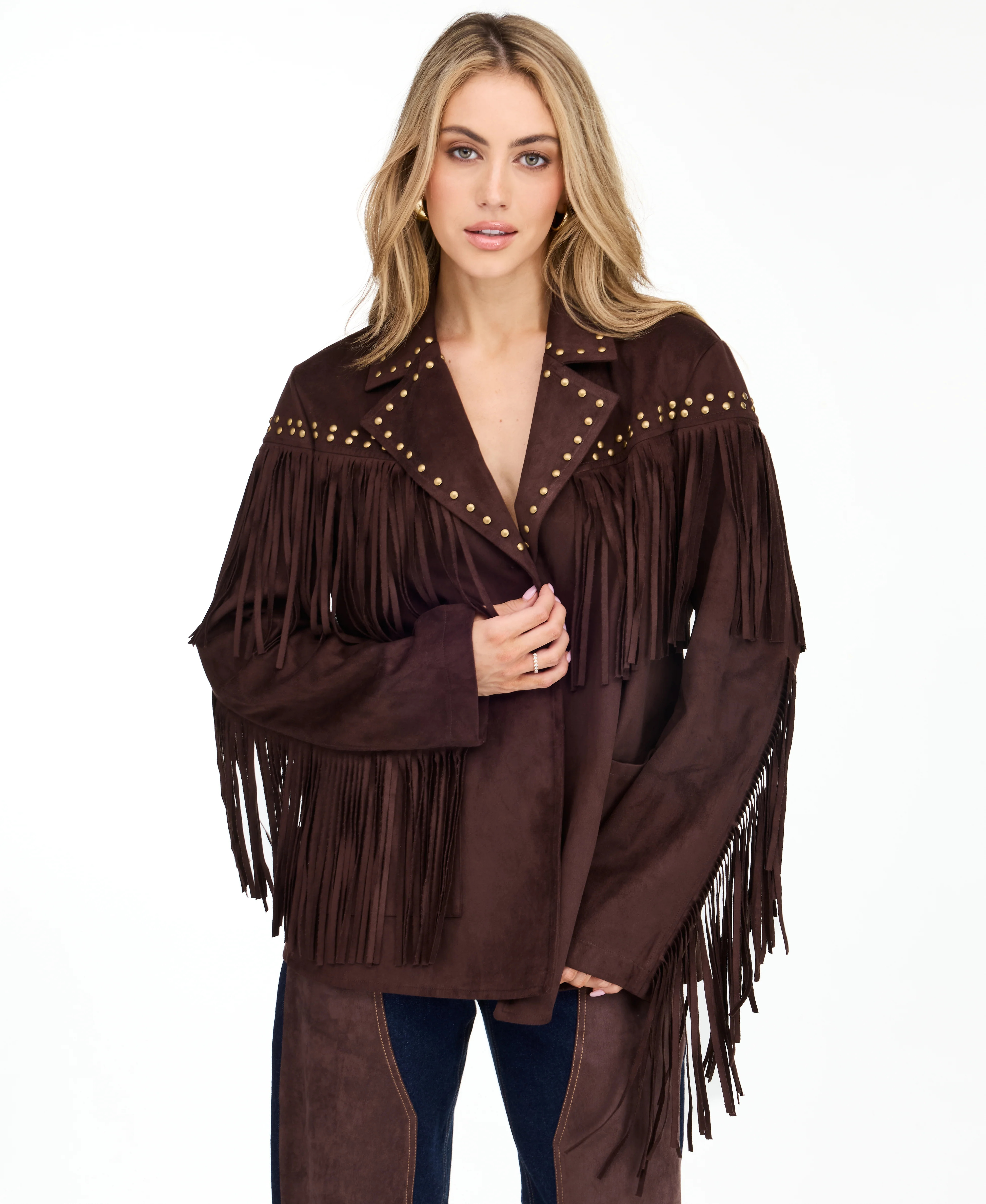 Montana Suede Fringe Jacket | Kittenish