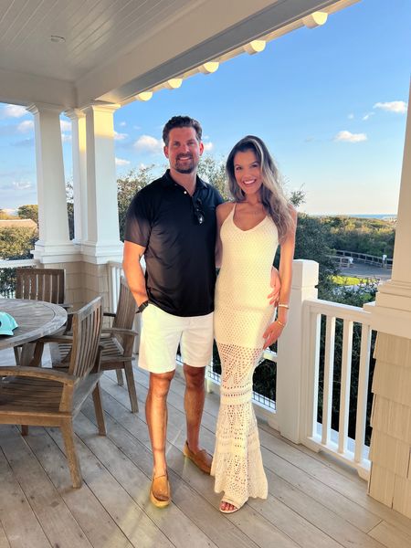 Perfect vacation dress from Venus. Wearing a size small. My code is AYLA10 
Robby’s shorts are j.crew & on sale! But it doesn’t appear that they have this white shade right now. 

#LTKSeasonal #LTKmens #LTKtravel