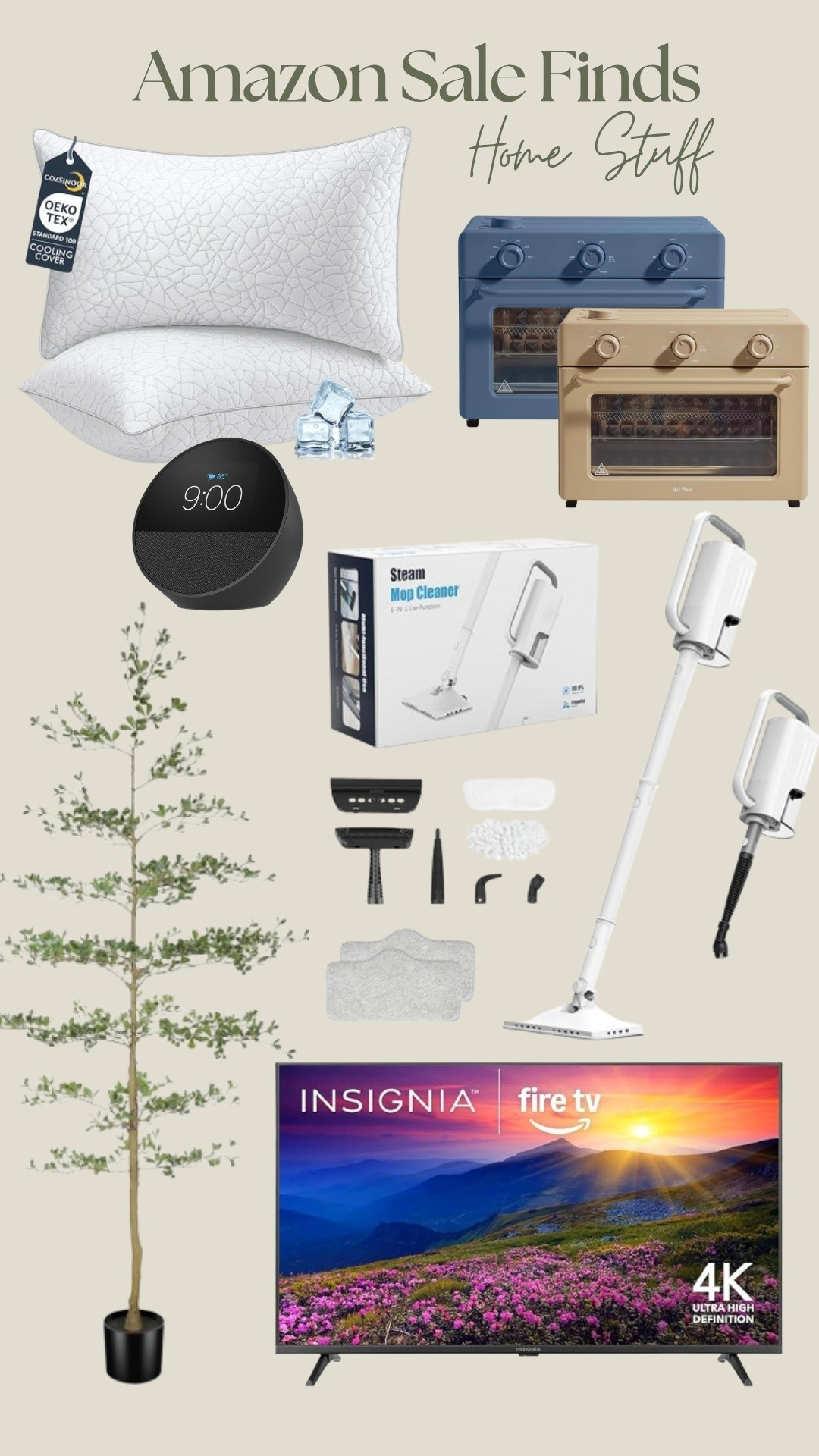 amazon sale, home stuff, our place airfryer, floor steamer, faux olive tree, cooling pillows, fire tv

#LTKHome #LTKSaleAlert