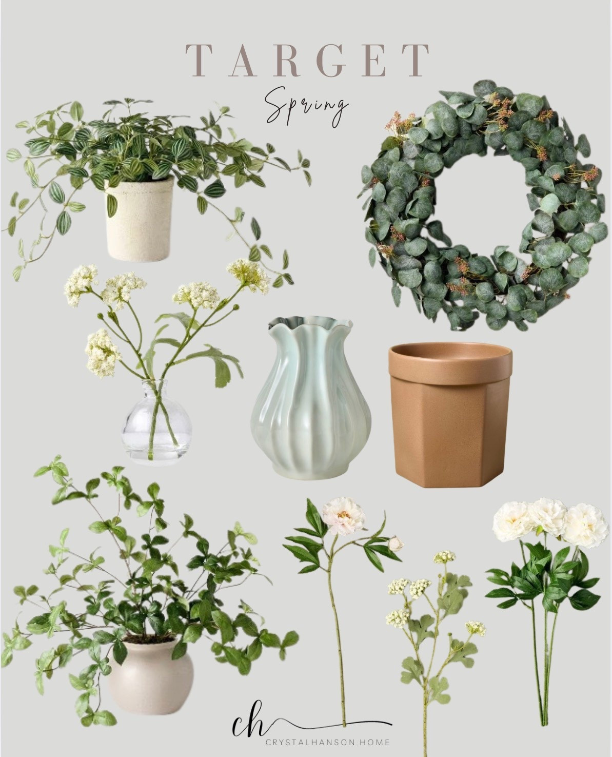 Spring florals and greenery from target 

#LTKHome