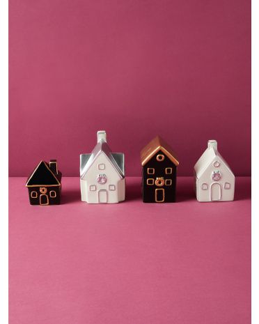 4pk Ceramic Holiday Houses Set | HomeGoods