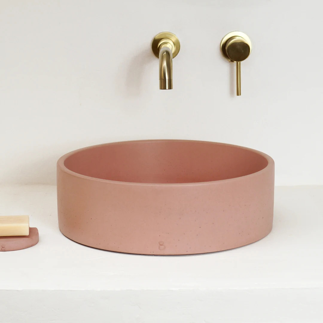 Pink concrete sink | Etsy (US)