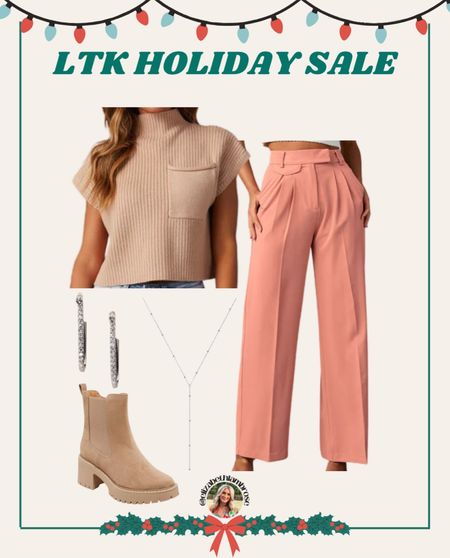 Just a few weeks away from the LTK Holiday Sale!! 
Gonna be posting everything I’m loving from participating brands!! The main ones I’ll be sharing are VICI and elf!! The styled collection, urban outfitters, Madewell and Neiwai are also participating but I don’t really shop those!! 
The holiday sale is November 9-12!! I’ll also make a collection of posts for the Holiday Sale as well!!🤍❤️💚 

#vici #top #sweatertank #tank #sweater  #fall #style #bottoms #workpant #pants #booties #workwear  

#LTKsalealert #LTKworkwear #LTKHolidaySale