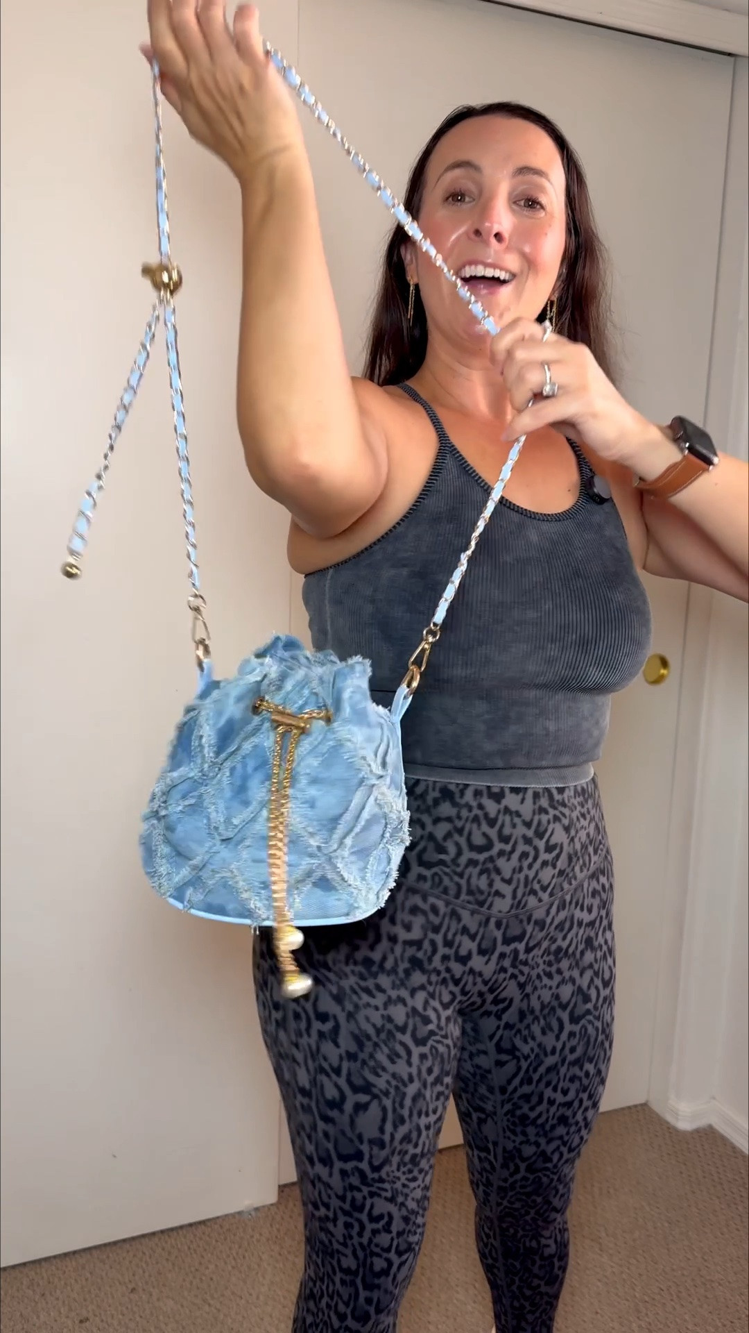 The details on this denim bucket bag are SO good 😍✨ The gold hardware, pearl accents, stitching + chain make it look like a luxury bag for way less. And it actually fits quite a bit for being so cute and compact! 👜

Perfect for everyday wear OR a gift 🎁

#LTKootd #LTKgrwm #LTKMidsize