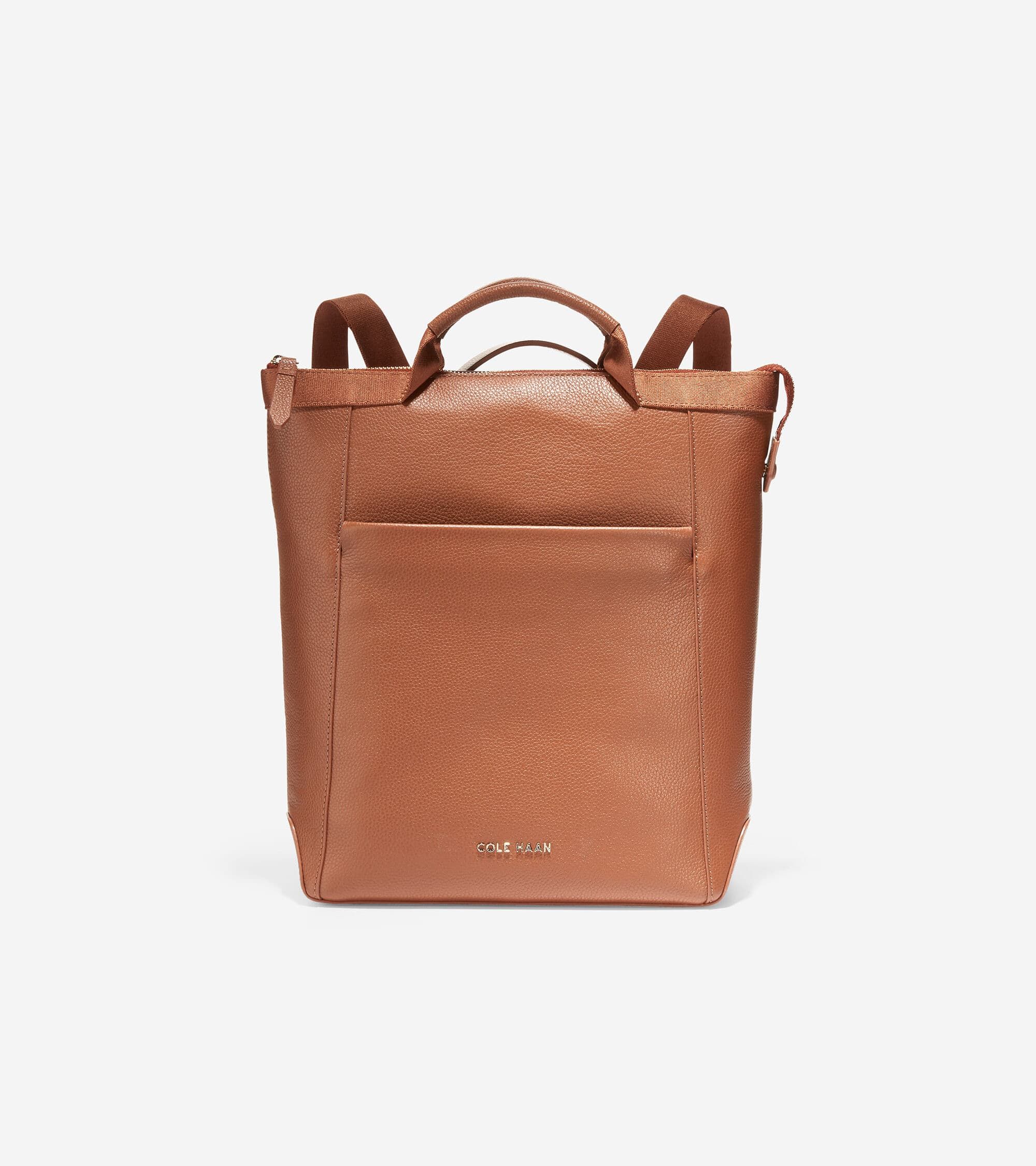 Grand Ambition Small Convertible Backpack in Brown | Cole Haan | Cole Haan (US)