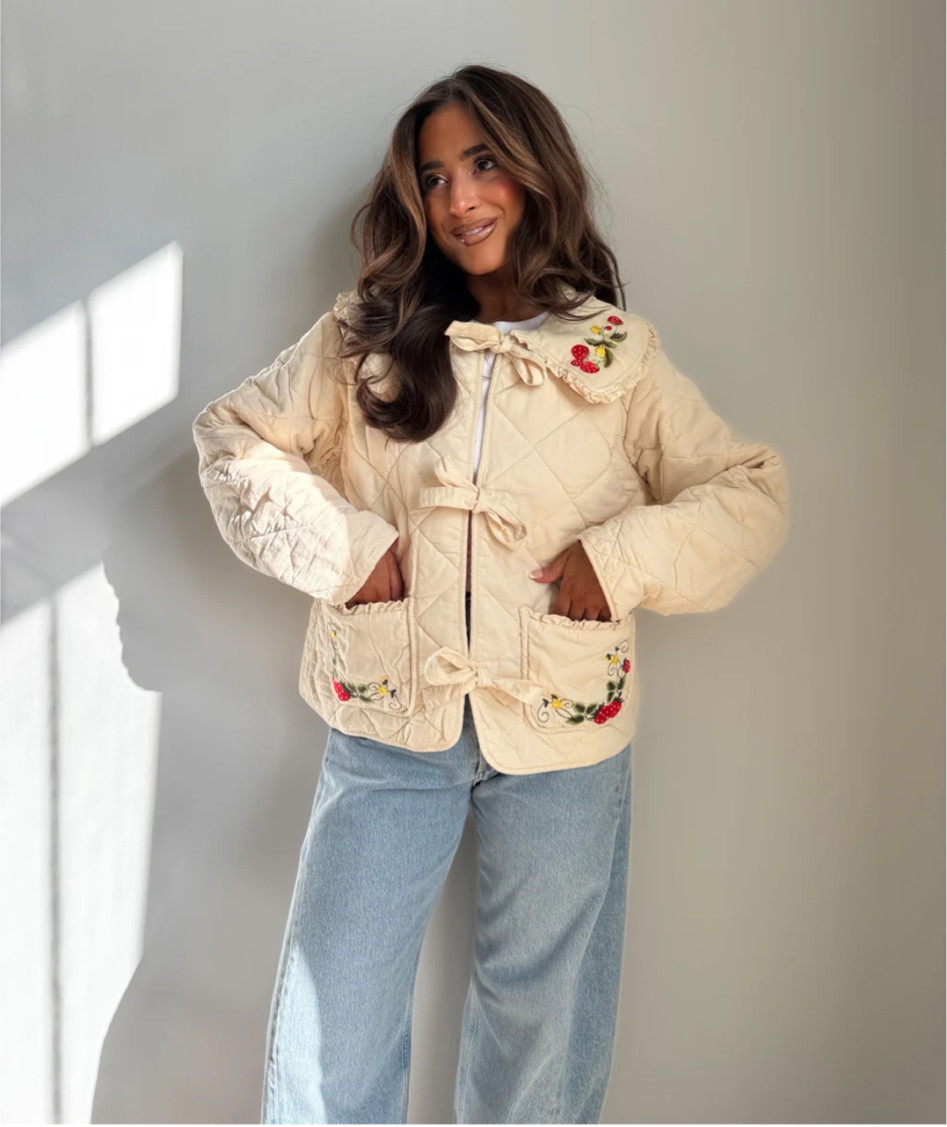 Bring fall blooms to cooler days — this quilted floral jacket is the perfect mix of cozy warmth and autumn charm. 🌸🍂🧥

#LTKSeasonal #LTKBeauty #LTKTravel