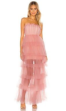Lovers + Friends Bobbit Gown in Blush Pink from Revolve.com | Revolve Clothing (Global)