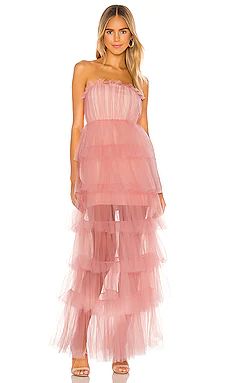 Lovers and Friends Bobbit Gown in Blush Pink from Revolve.com | Revolve Clothing (Global)