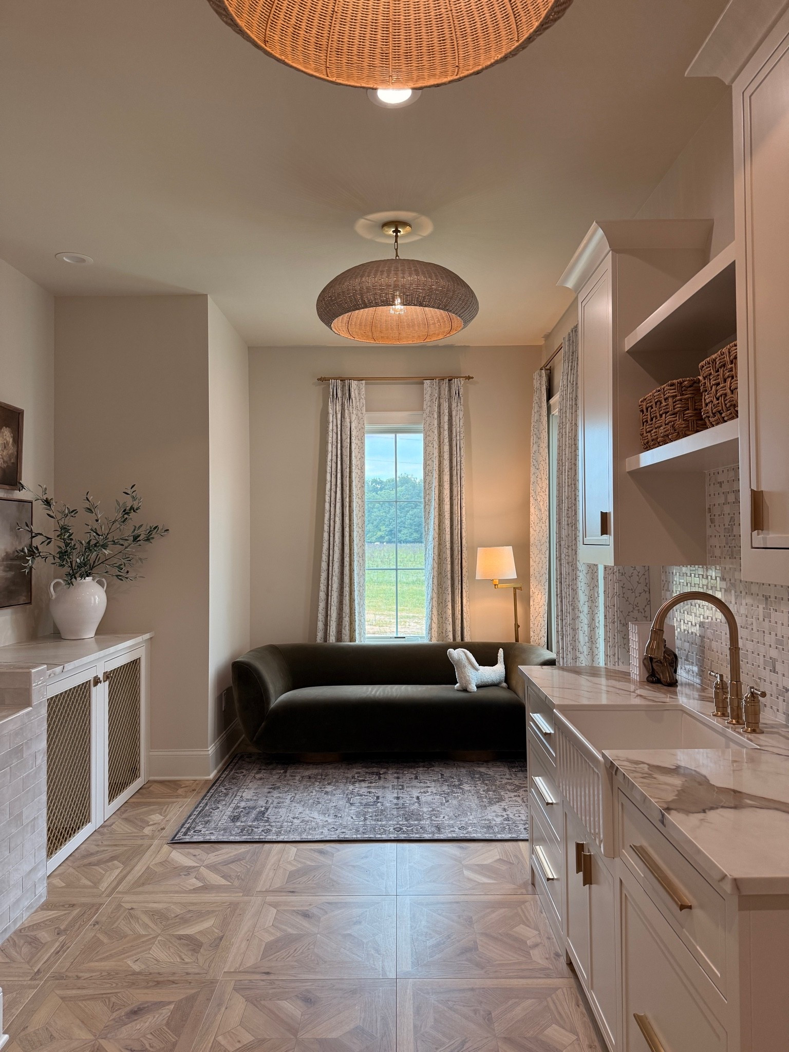 Mud room/dog room decor 🐶🐶 Baskets above the sink are a few years old from Target

#LTKHome