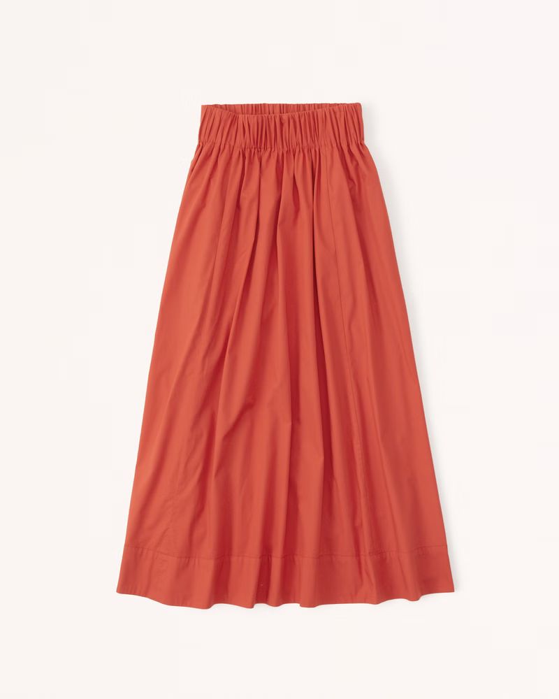 Resort Volume Maxi Skirt | Abercrombie & Fitch (US)