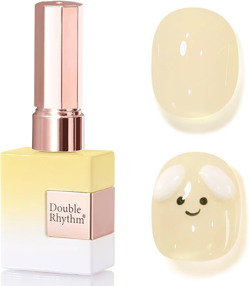 Double Rhythm 0.50 OZ Translucent Gel Polish Same Color Same Bottle Sheer Pastel Neutral Natural ... | Amazon (US)