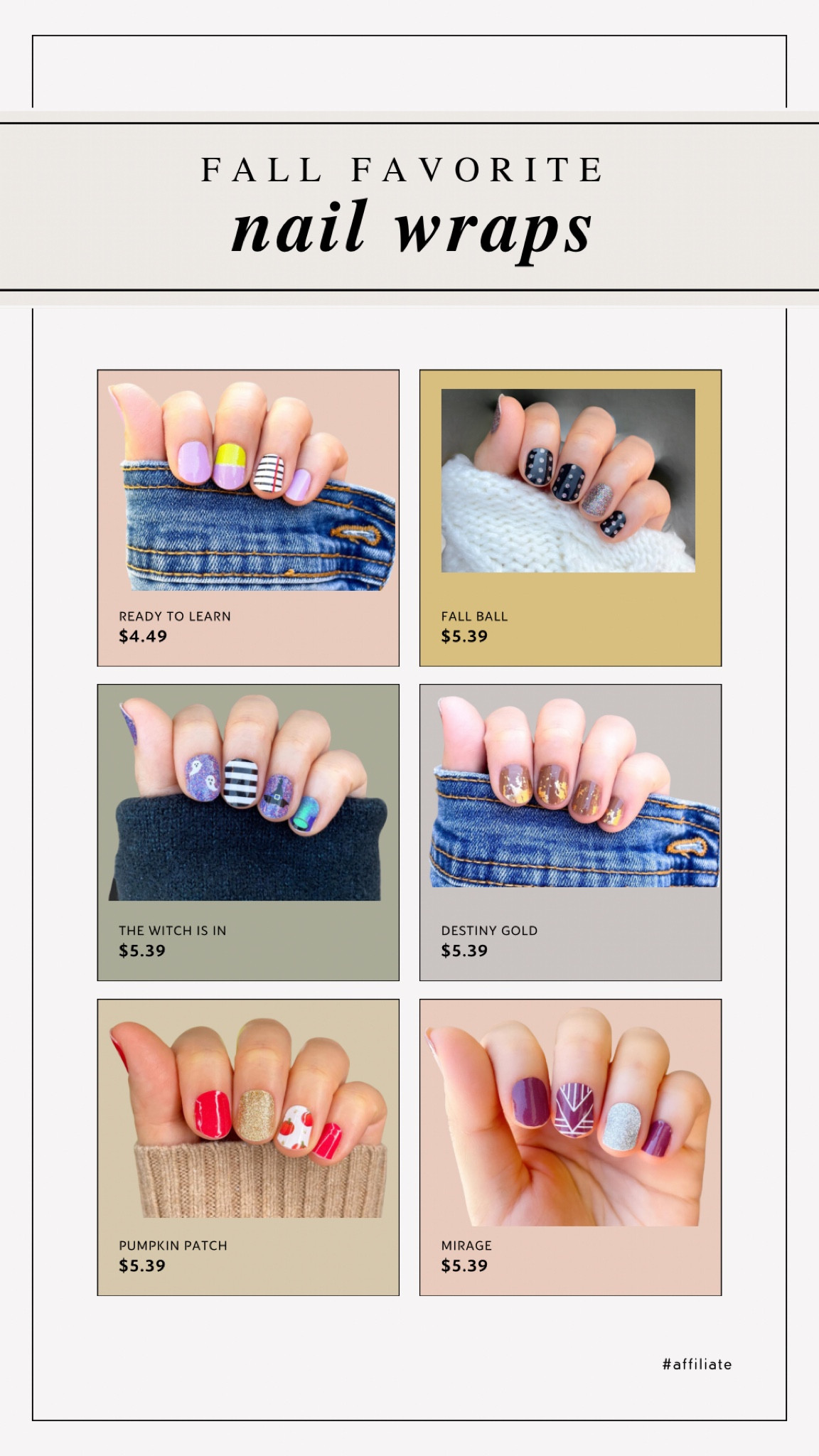 My favorite $5 manicure! These nail stickers are made from nail polish- they’re easy to apply, mess free, no drying time, and last 1-2 weeks! 

#LTKBacktoSchool #LTKSaleAlert #LTKBeauty