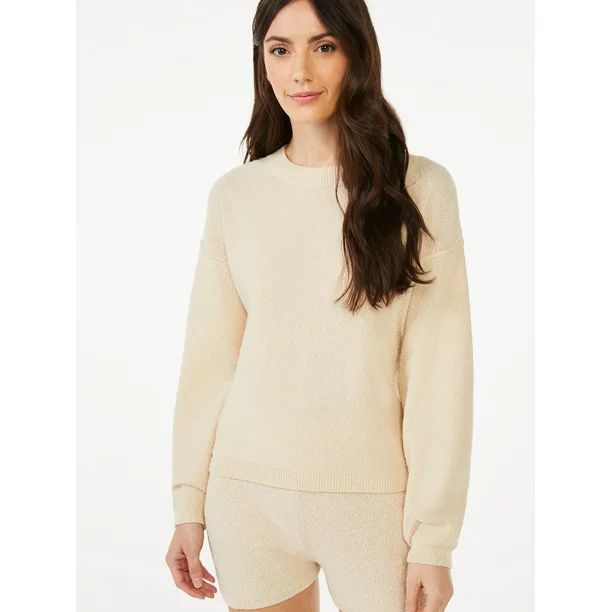 Scoop Women's Solid Pullover Sweater - Walmart.com | Walmart (US)