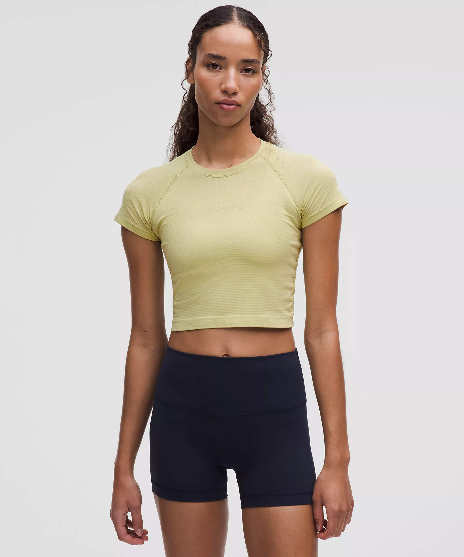 Swiftly Tech Cropped Short-Sleeve Shirt 2.0 | Lululemon (US)
