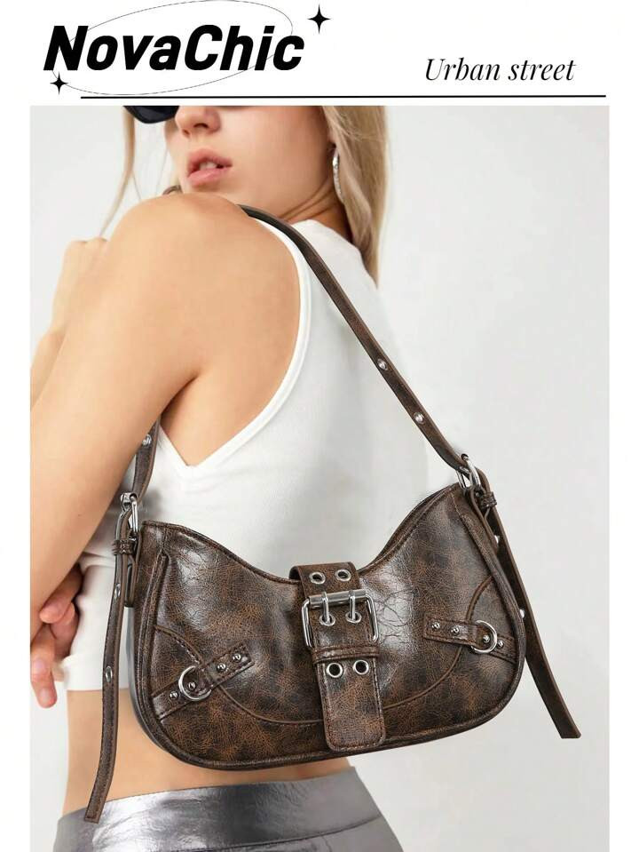 Lightweight,Business Casual 1PC Y2K Gothic Fashionable Type Rivet Decoration Vintage Block Decora... | SHEIN