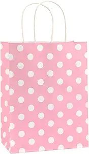 BagDream Gift Bags 25Pcs 8x4.25x10.5 Inches Shopping Bags, Paper Bags, Kraft Bags, Retail Bags, H... | Amazon (US)