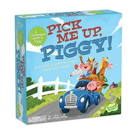 Peaceable Kingdom Pick Me Up, Piggy! A Cooperative Memory Game for Kids | Walmart (US)