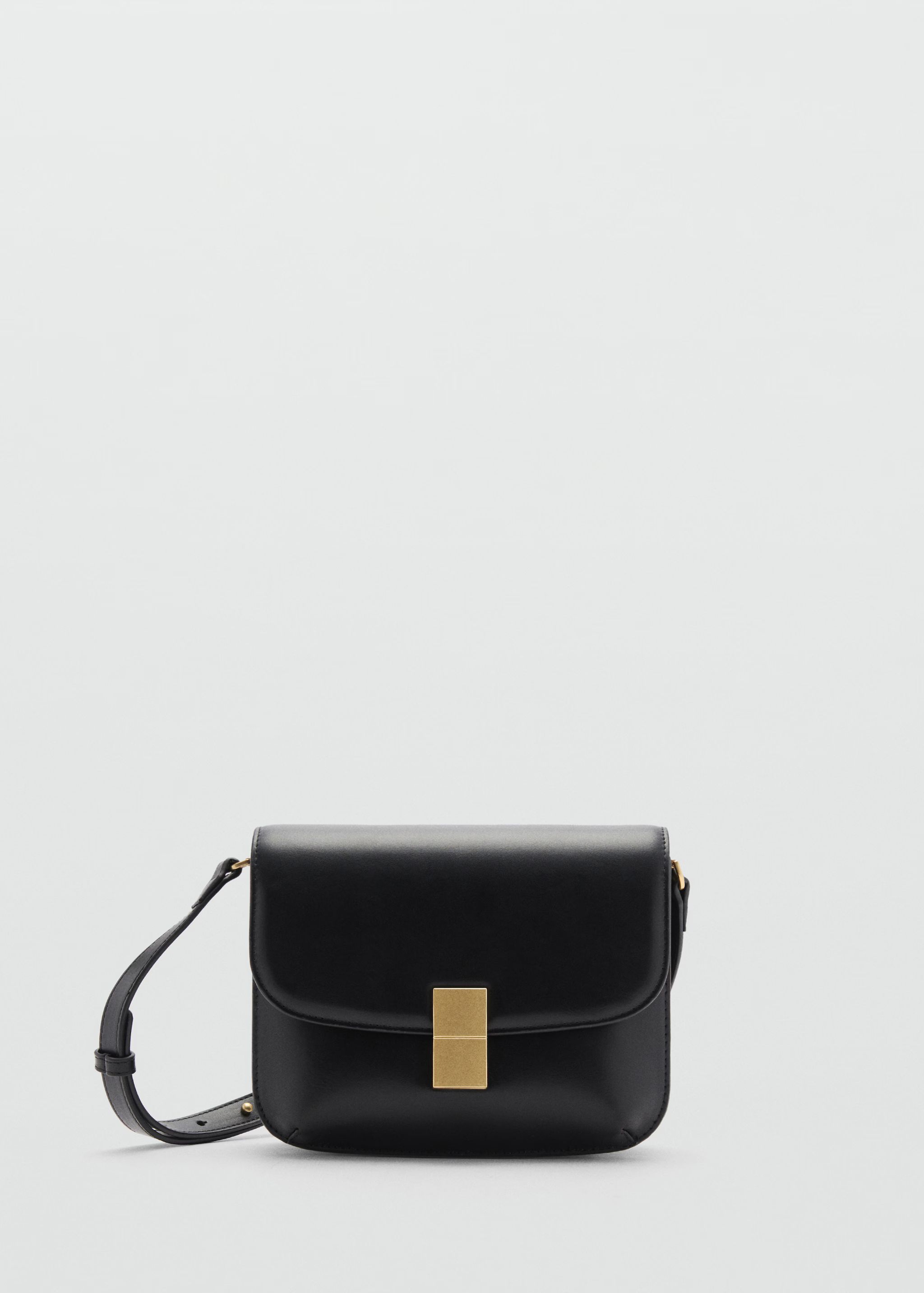 Crossbody bag with metal closure - Woman | MANGO USA | MANGO (US)