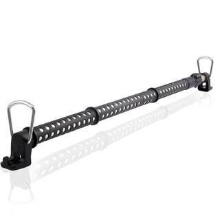 34 in. to 54 in. Adjustable Metal Car Clothes Hanger Bar for Car Trucks SUVs RVs Toad Trippers RVs, Black | The Home Depot