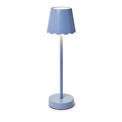 Blue Scallop Cordless Lamp | Cailini Coastal