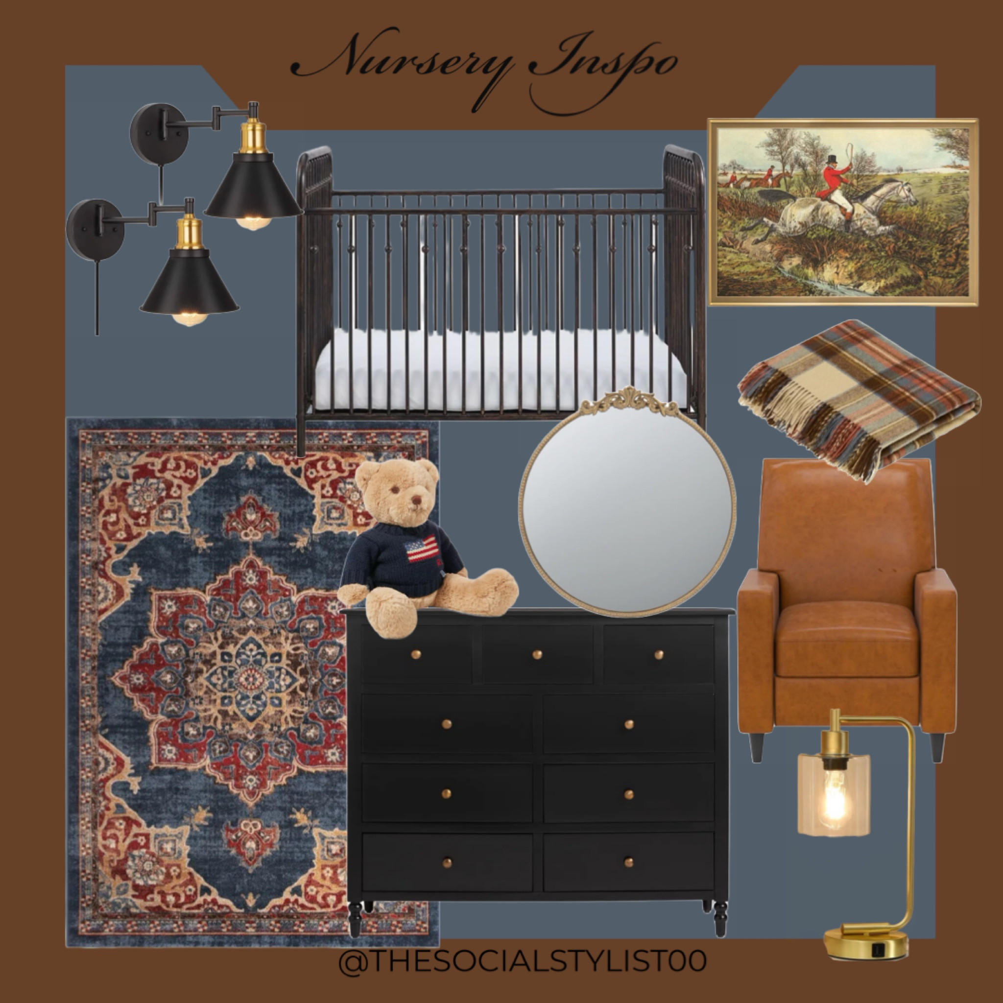 Ralph Lauren Nursery Inspiration


Green, dark green, Nursery, baby, mom to be, expecting, polo, first baby, new baby, nursery inspo, nursery ideas, nursery decor, nursery design, New England Interiors, Ralph Lauren Inspired Nursery, Crib, Lighting, Rug, Bear, Train, Trunk, Nursery Accessories, sophisticated nursery, old money 

#LTKhome #LTKbump #LTKbaby