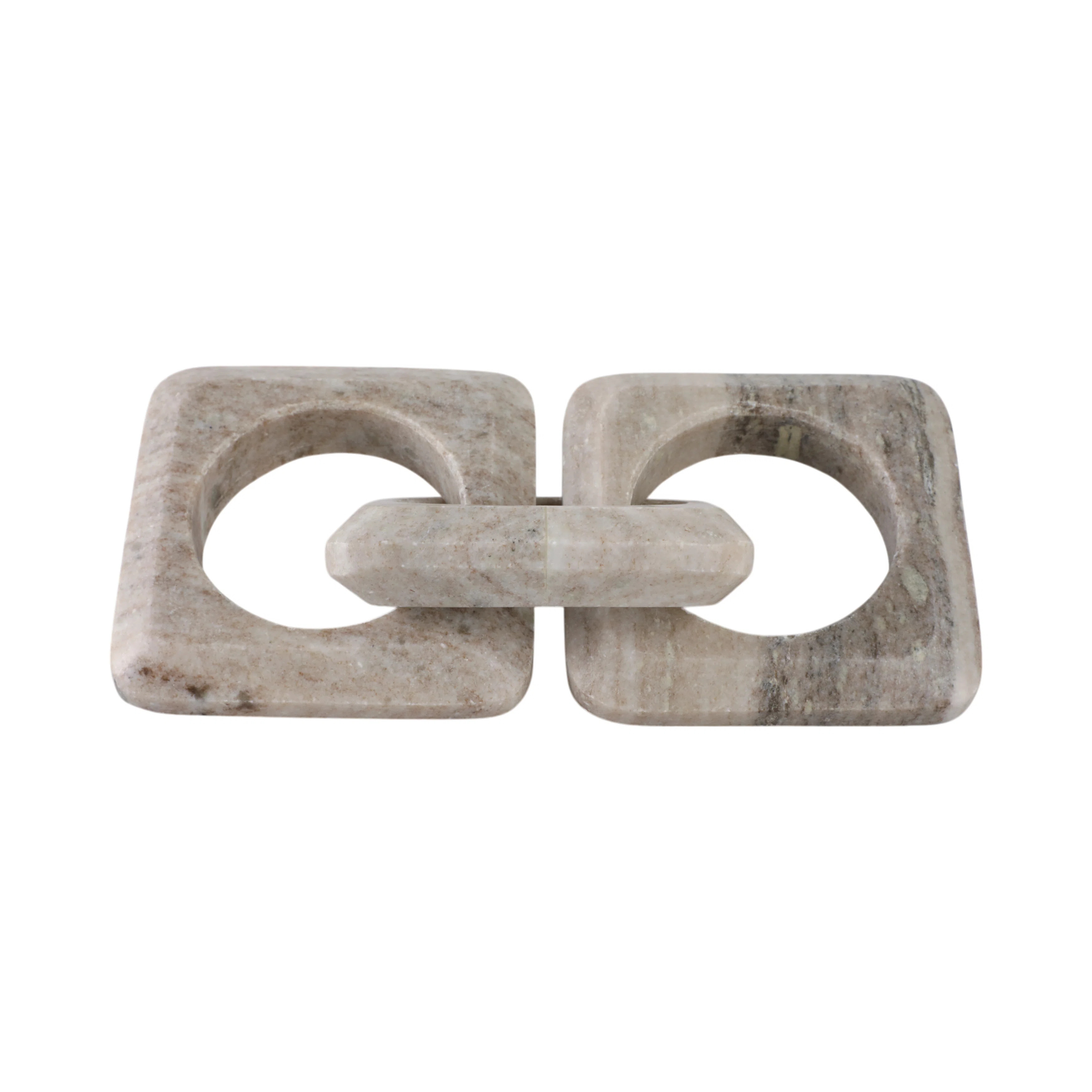 Joss & Main Stoneham 11" 3-link Onyx Marble Chain, Beige, 1"H - 11" x 5" x 1" | Wayfair | Wayfair North America