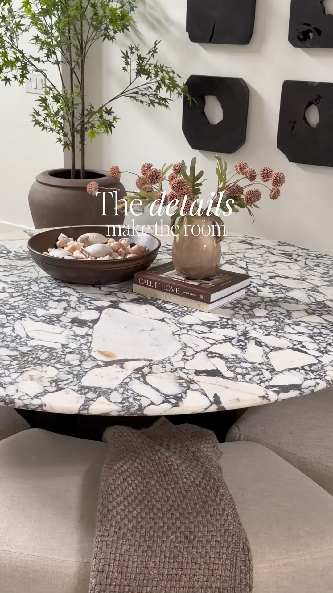 A beautiful room is built in layers.
Texture, scale, contrast, and those final details are what give a space its personality.

Dining room, dining room, table round table, planter bench, chair, home decor ￼

#LTKHome #LTKSaleAlert #LTKdayinmylife