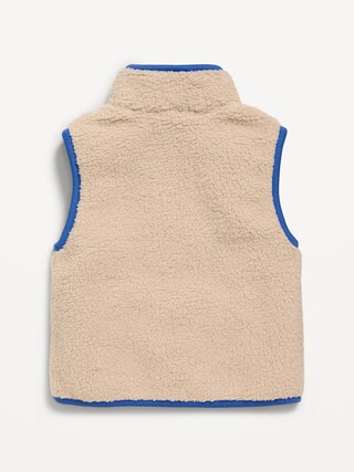 Unisex Sherpa Zip-Pocket Utility Vest for Toddler | Old Navy (US)