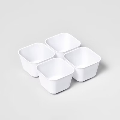 4pk Small Storage Trays - Brightroom™ | Target