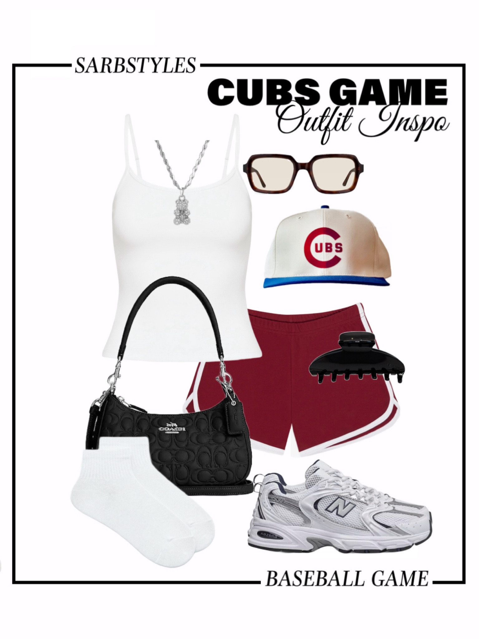 cubs game outfit inspo⚾️

➡️ comment & follow for new content ideas for future posts!

➡️everything linked below🤍

MENTIONS: 
@CHIMI @aritzia @newbalance @NewEra @amazon @Gorjana @SKIMS @Revolve @TheRealReal @GOAT @Chanel @EmiJay @LosAngelesApparel @Etsy 

TAGS:

#baseball #cubs #outfitinspo #pinterest #coolgirl #style #ootd #virtualstyling #wardrobestylist #aesthetic #itgirl #virtualstylist #fashionstylist #moodboard #fashionmoodboard #styling #fashiontips 

#LTKStyleTip #LTKU #LTKSeasonal