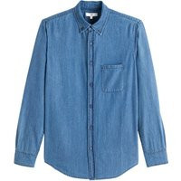Denim Long Sleeve Shirt in Regular Fit | La Redoute (UK)