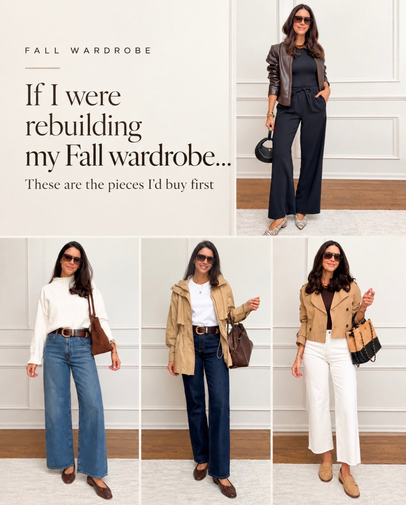 If I were rebuilding my Fall wardrobe from scratch, these are the pieces I’d buy first 🤎

Good-fitting jeans, tailored trousers, classic sweaters, a trench coat, waterproof outerwear, knee-high boots and suede loafers, easy Fall staples that mix and match and make getting dressed so much easier.

#LTKootd #LTKgrwm #LTKSeasonal