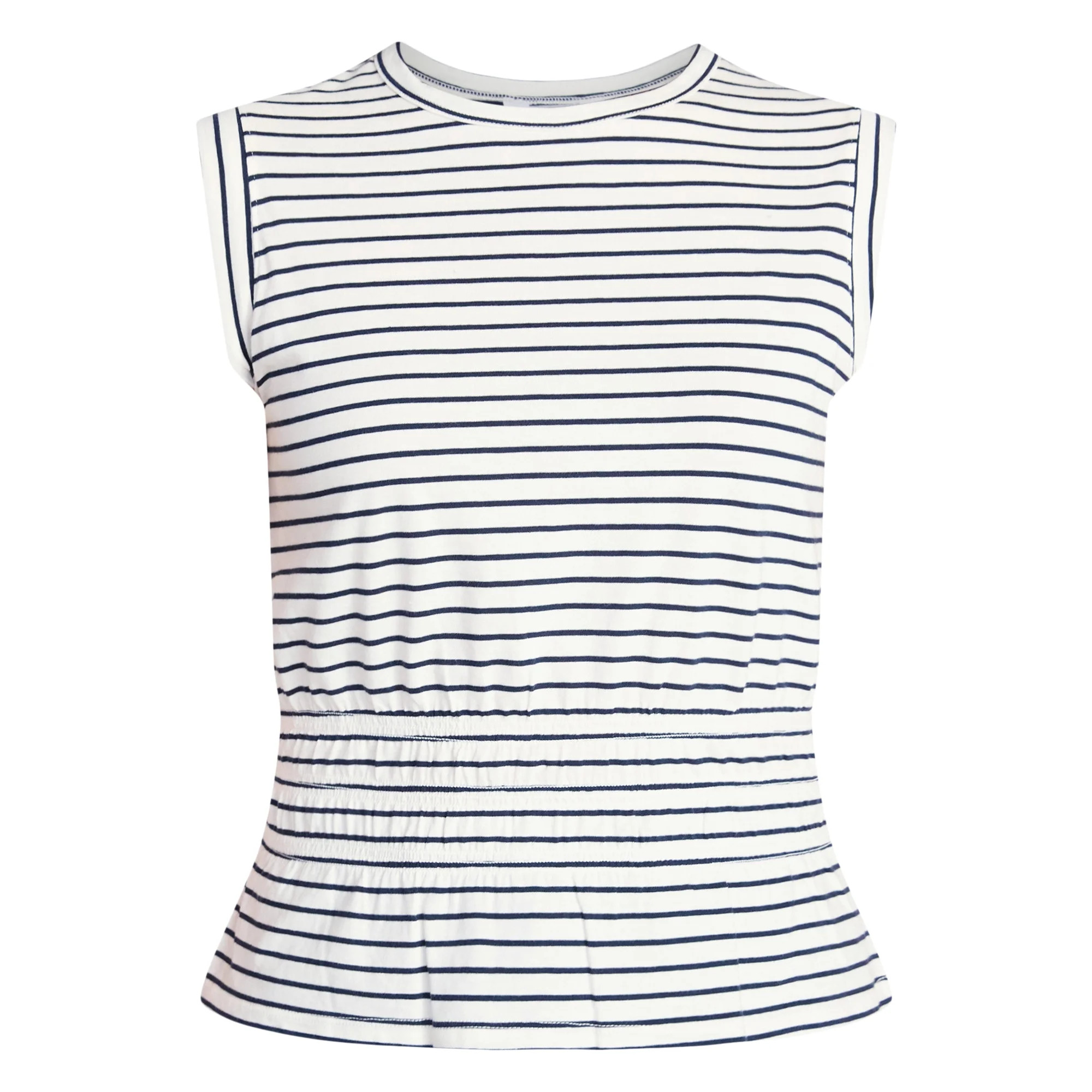 Time and Tru Women's Cotton Peplum Tank Top, Sizes XS-XXXL | Walmart (US)