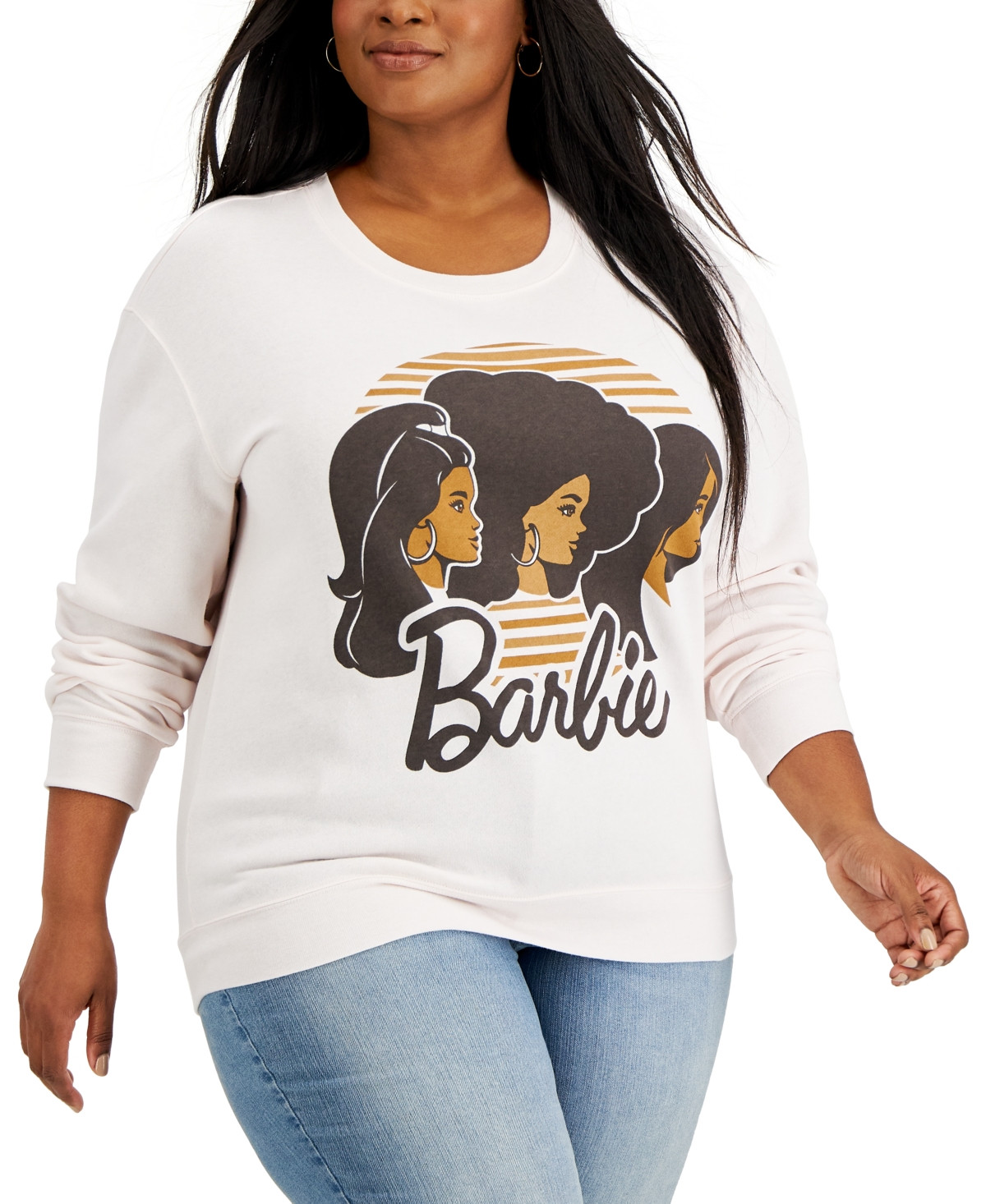 Love Tribe Trendy Plus Size Barbie Sweatshirt | Macys (US)