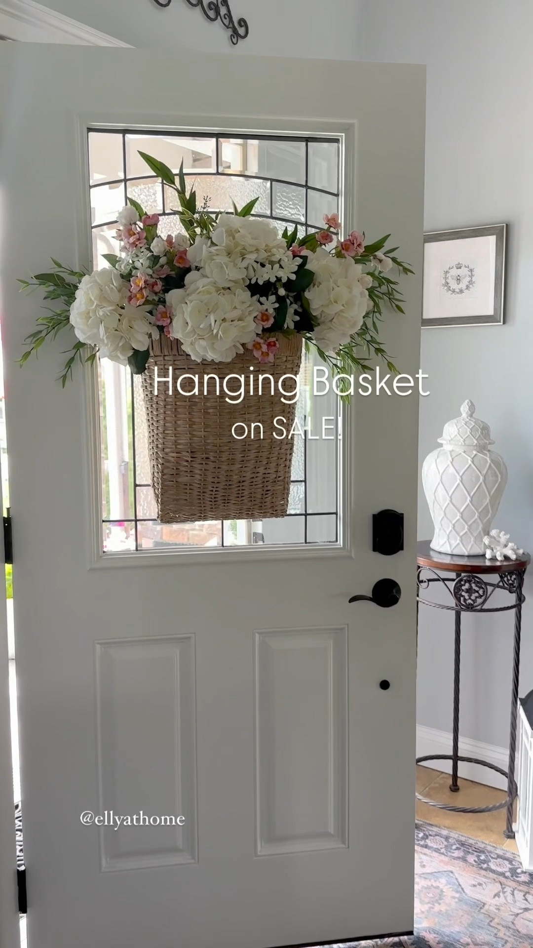 Hanging basket on sale Ballard Designs! Shop my seaside hanging basket, Shop area rug, temple jar, florals. 4th of July sales. 

#LTKStyleTip #LTKHome #LTKSaleAlert