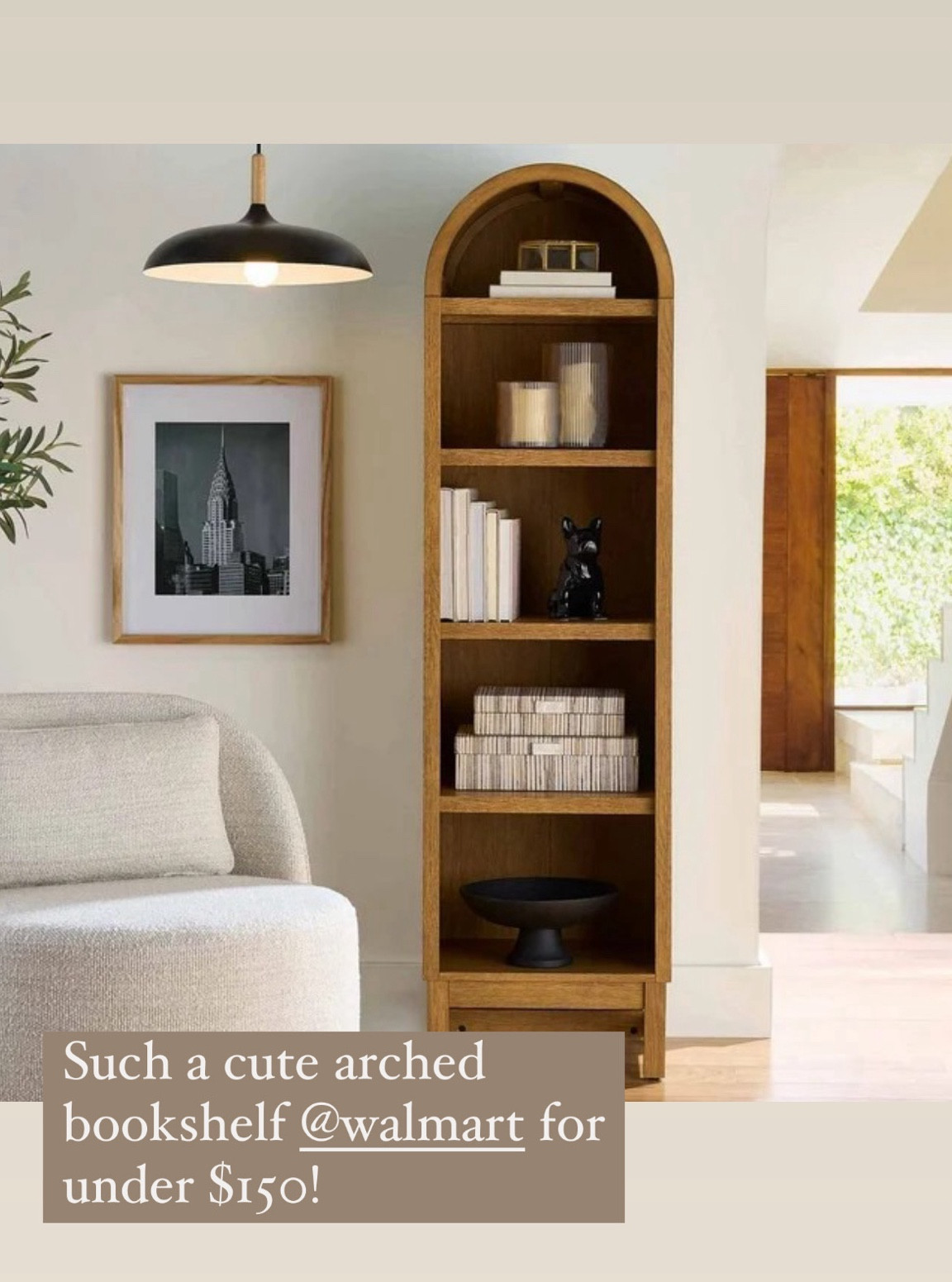 Skinny arched bookshelf perfect for a small space! 

#walmart #homedecor #bookshelf #nursery #livingroom #bedroom #decor

#LTKSummerSales #LTKSaleAlert #LTKHome