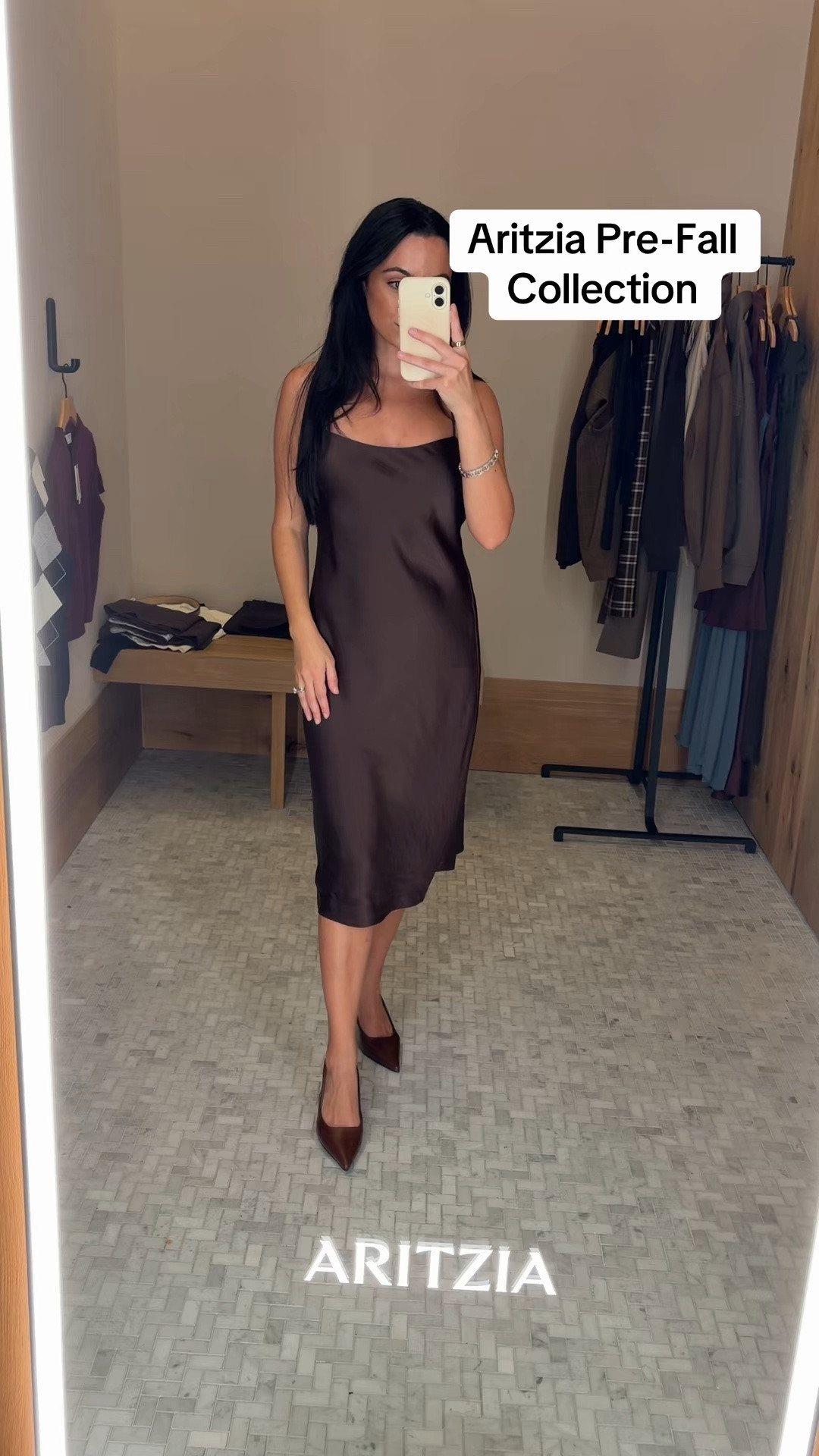 The perfect fall dress that you can dress up or down! @Aritzia

#LTKootd #LTKSeasonal #LTKPetite
