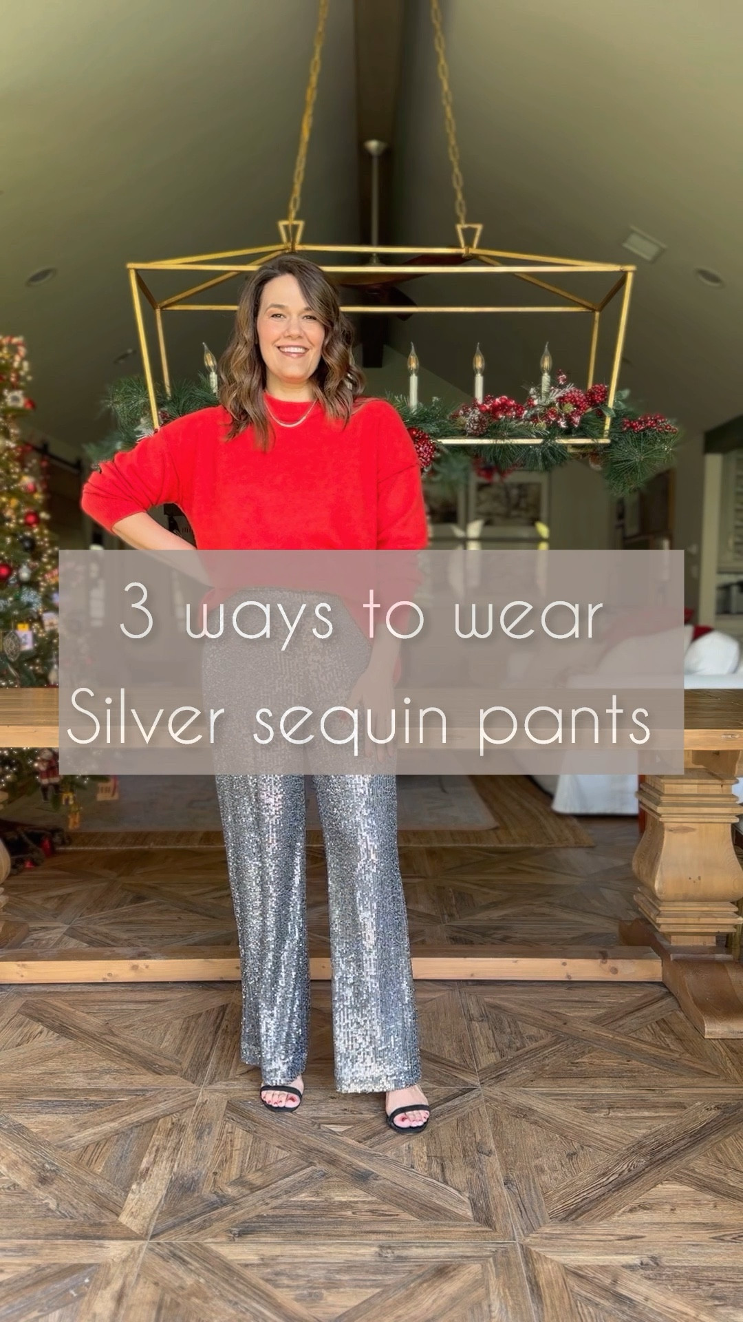 3 ways to wear silver sequin pants from Loft. 




Holiday outfit, Christmas outfit, Christmas party outfit, Christmas gift, gift guide, gifts for her, gifts for mom, silver pants, sequin pants, pants for her, New Year’s Eve outfit, New Year’s Eve look, New Year’s Eve party outfit, loft sequin pants 

#LTKfindsunder100 #LTKmidsize #LTKHoliday