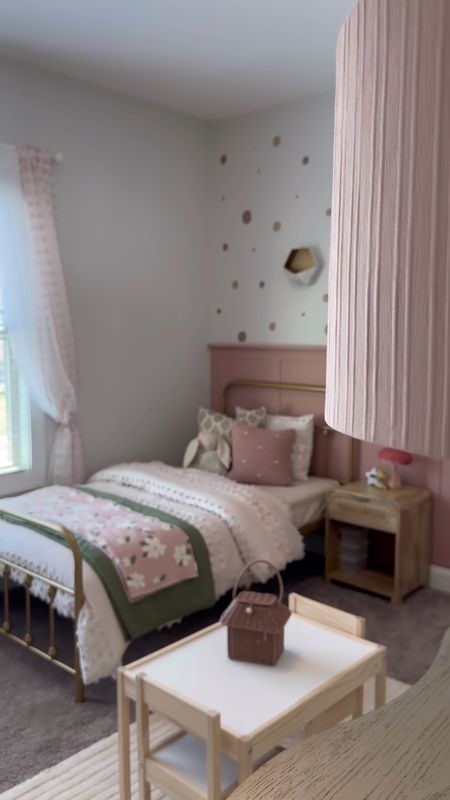 Toddler girl bedroom
Girls pink and neutral bedroomm

#LTKKids #LTKHome