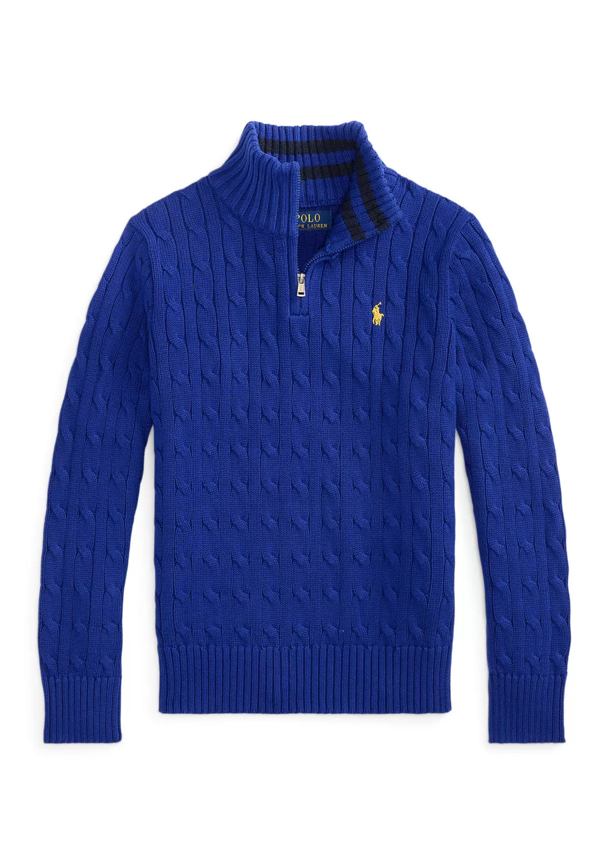 Boys 8-20 Cable Knit Cotton 1/4 Zip Sweater | Belk