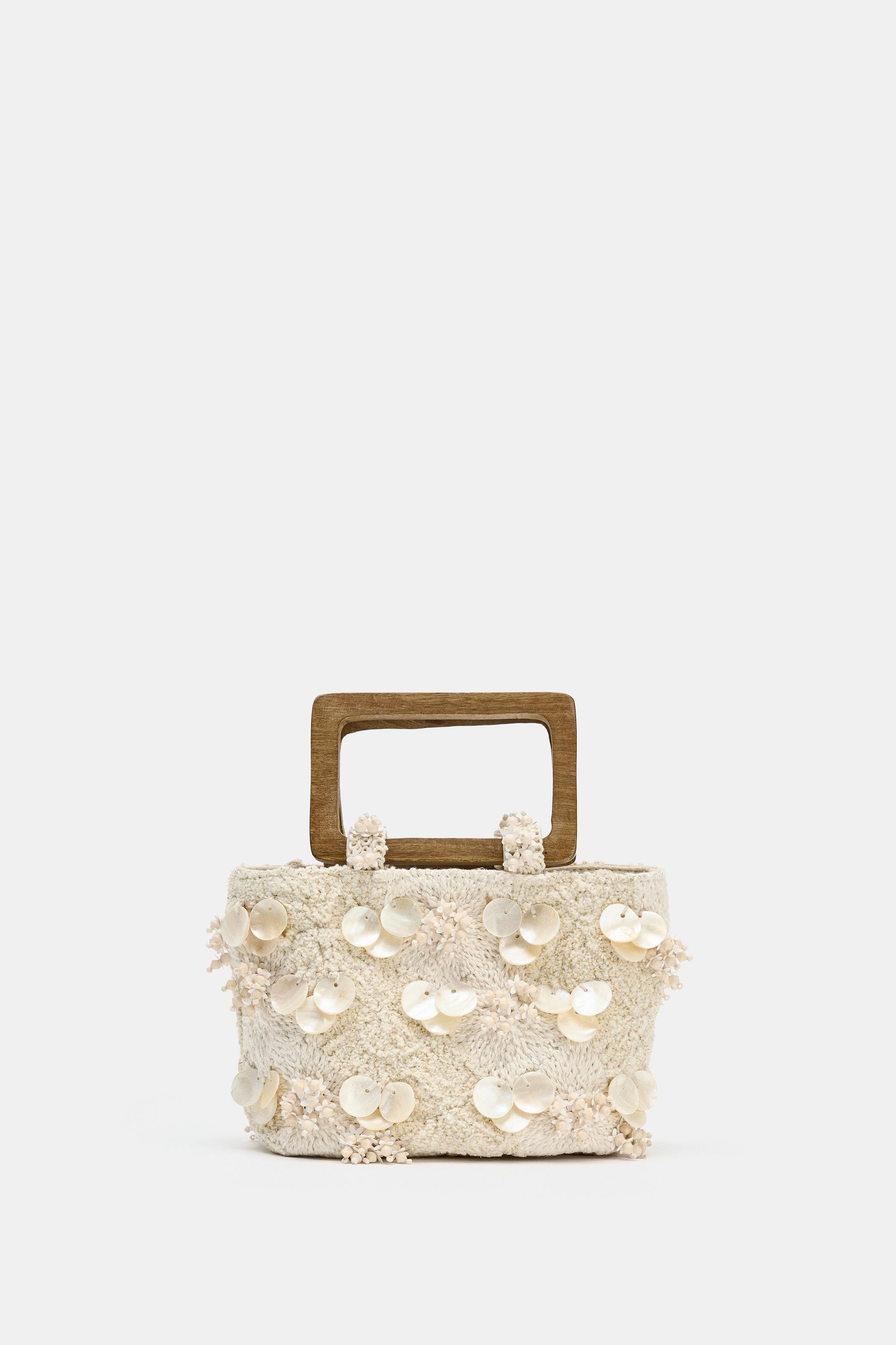 EMBROIDERED MINI HANDBAG | Zara US