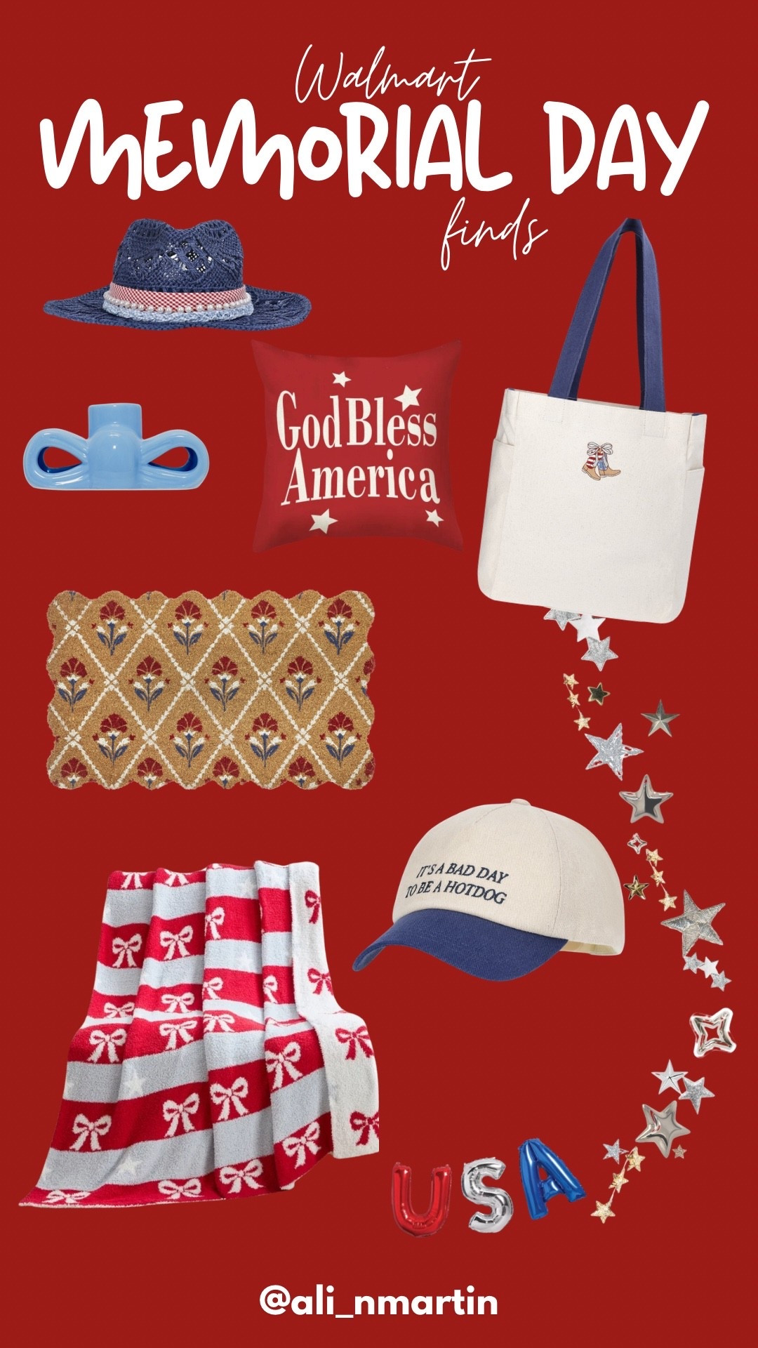 walmart patriotic finds 🇺🇸🩵

#LTKdayinmylife #LTKHome #LTKSeasonal