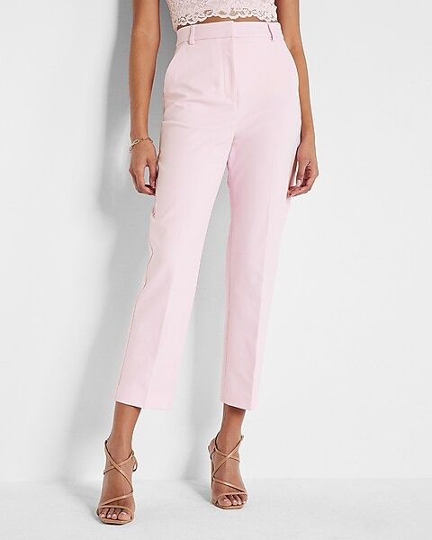 Conscious Edit Super High Waisted Cropped Straight Pants | Express