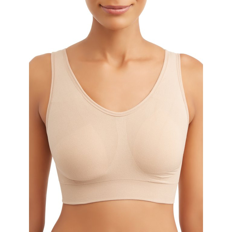 Secret Treasures Women's Seamless Wirefree Comfy Bra | Walmart (US)