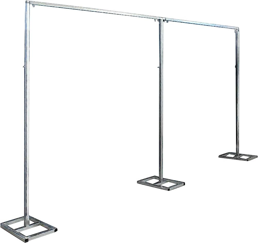 TFCFL 10x20ft Backdrop Stand Pipe and Drape Backdrop Kit, Heavy Duty Backdrop Stand, Stainless Steel | Amazon (US)