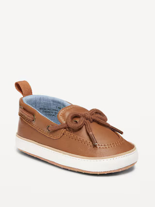 Faux-Leather Boat Shoes for Baby | Old Navy (US)