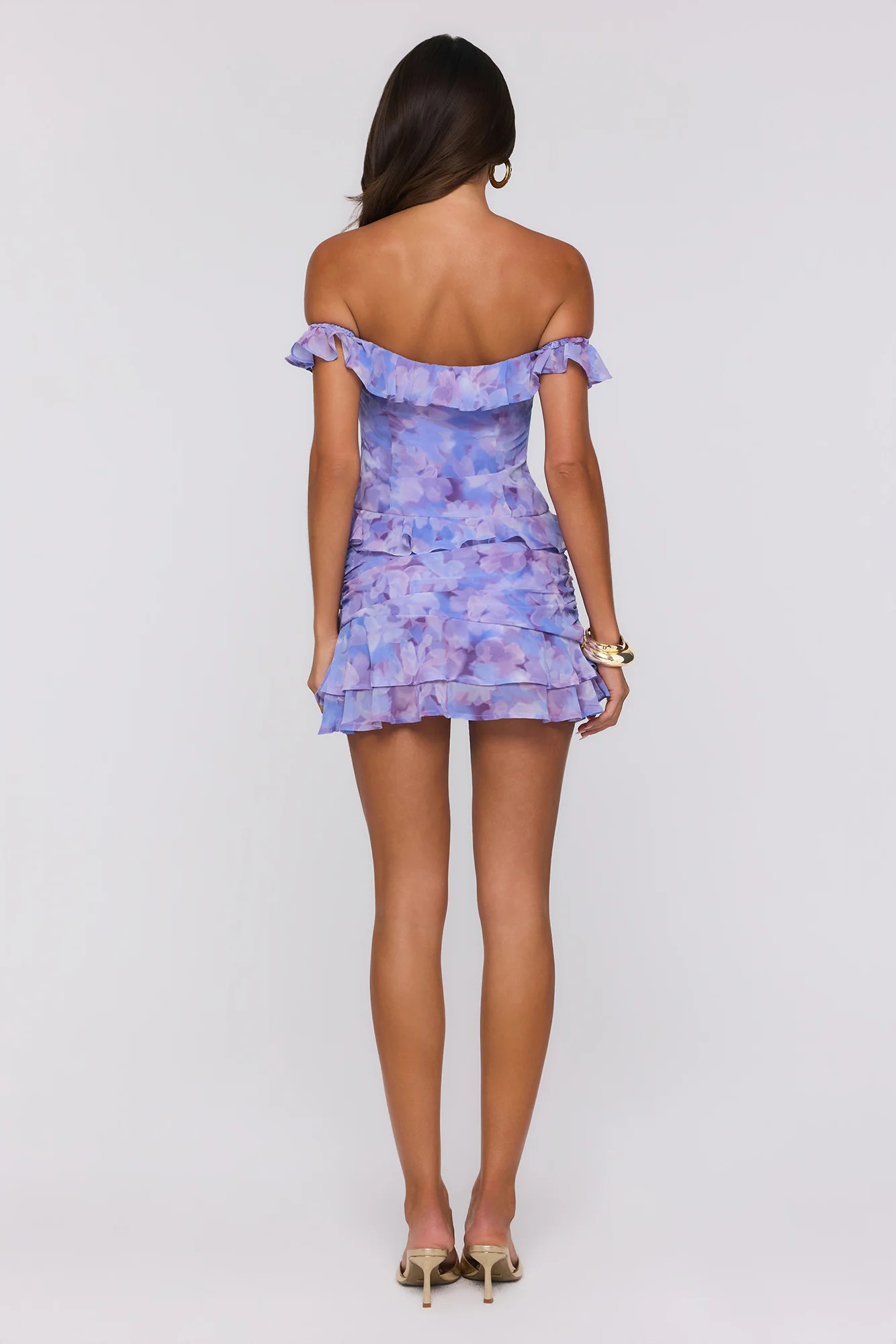 Into The Floral Mini Skirt Lilac | Hello Molly (US)