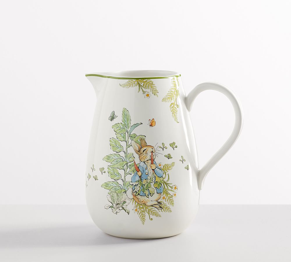 Peter Rabbit™ Stoneware Pitcher | Pottery Barn (US)